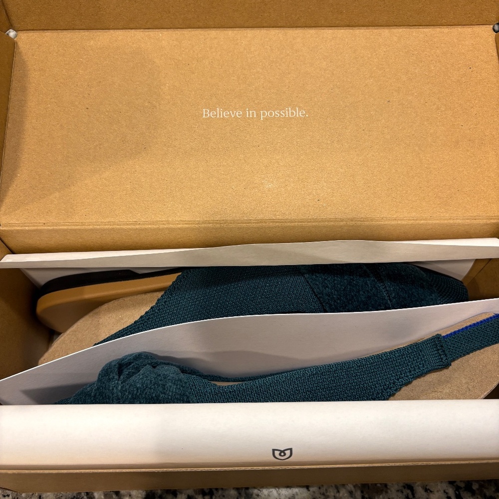 Rothy's The Twist Point Slingback - Everglade Size 7 (Brand New) - Picture 4 of 4